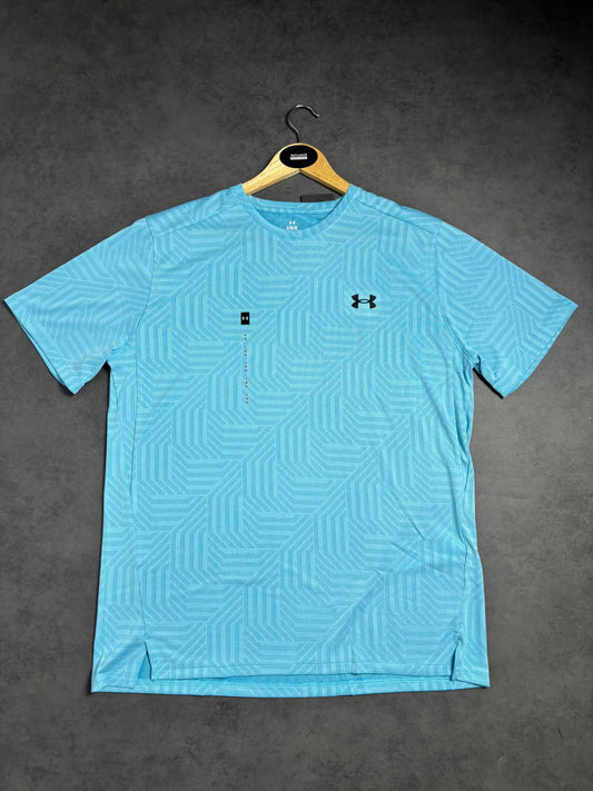 UNDER ARMOUR VENT GEOTESSA TSHIRT- BLUE